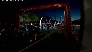 2022 Mesa Marathon  Half Marathon Start [upl. by Acihsay]