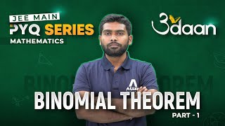 Binomial Theorem Part1  Previous Year Questions for JEE Main 2024  Udaan PYQ Series ALLENJEE [upl. by Ellerred]