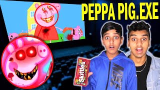 Do Not Watch PEPPA PIGEXE VIDEOS At 3AM SCARY PEPPA PIG BROKE INTO MY HOUSE [upl. by Loise425]