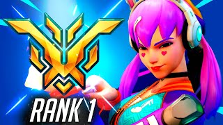 KSAA RANK 1 TANK MAIN  DVA GAMEPLAY  OVERWATCH 2 SEASON 2 TOP 500 [upl. by Maice]