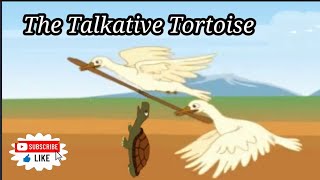 The Talkative Tortoise  English learning story for kids The Talkative Tortoise voice story [upl. by Anabal]