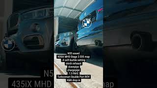 BMW N55 sound burble tune On and Off [upl. by Clerc]