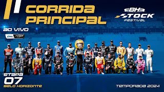 STOCK CAR BRB 2024 AO VIVO  7ª ETAPA  CORRIDA PRINCIPAL  BELO HORIZONTE MG [upl. by Noswad]