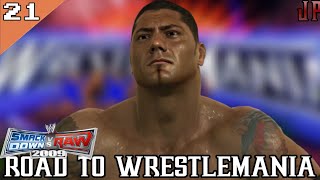 SmackDown Vs Raw 2009  Road To WrestleMania Part  21 Rey Mysterio amp Batista [upl. by Sew106]