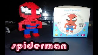 figura tipo lego spider man pix brix [upl. by Waldemar]