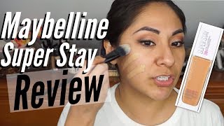 Maybelline Super Stay Foundation for Oily Skin  Wear Test  Maybelline Super Stay Foundation Review [upl. by Kunkle]