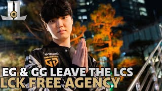 GG and EG Leave the LCS LCK Free Agent Madness  2024 LoL Offseason [upl. by Neeron]