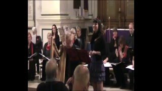 Auld Lang Syne old tune  lyrics Harpist Brighton Hove Sussex [upl. by Ledeen456]