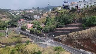 Teliferico Do Funchal Cable Car Gondola in Madeira [upl. by Anidene]