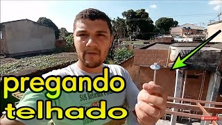 Como Pregar TELHAS de PVC PLASTICO [upl. by Sand446]