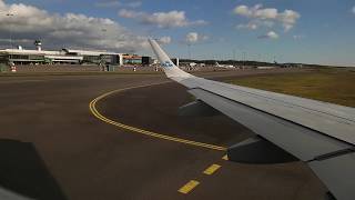 Take off from Göteborg Landvetter Airport GOT Sweden  KLM Embraer 190  May 2019 [upl. by Farnsworth]