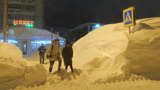 Snowpocalypse in Russias northernmost city of Norilsk  AFP [upl. by Mian505]