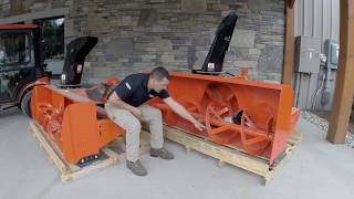 Townline Equipment Winter Snow Attachments for Kubota Tractors [upl. by Natsirt331]