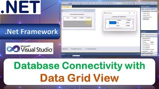 Database Connectivity with Data Grid View  ADONET  VBNET [upl. by Race]