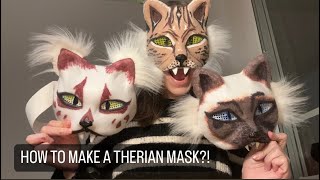 How to make a therian mask tutorial [upl. by Caniff]