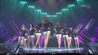 090726 SNSD Genie live at SBS [upl. by Legin]