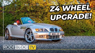 BMW Z3 Wheel Upgrade  Going to 18quot Z4 Wide Setup [upl. by Nassi]