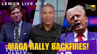 Lemon LIVE at 5  MAGA RALLY BACKFIRES  October 28th 2024 [upl. by Aimahs]