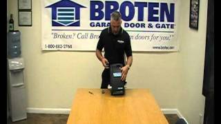 How to code a Marantec or Broten Garage Door transmitter [upl. by Assanav903]