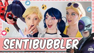 Cosplayers React to Miraculous Ladybug  Sentibubbler 💭 [upl. by Enairda]