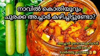 ചുരക്ക അച്ചാർ  churakka Achar Bottle gourd pickle  Kerala style   malayalam easy cook recipes [upl. by Ai836]