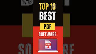 Top 10 Best PDF Software for 2024 pdf pdfeditor [upl. by Jerold]