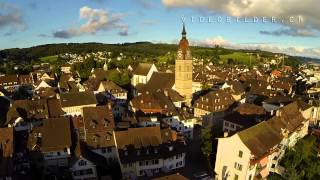 Zofingen von oben Luftaufnahmen über der Altstadt [upl. by Ettedanreb]