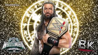 WWE Official Theme Song Roman Reigns Wrestlemania XL 40 quotHead Of The Table Epicquot [upl. by Brigham]