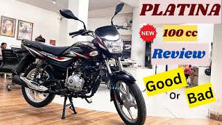 Bajaj New Platina 100cc Bike Update Price Mileage Features Top Speed Detail Review  Platina 100 [upl. by Reginald]