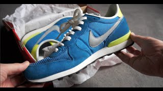 NIKE Internationalist  Military Blue  unboxing amp on feet review [upl. by Kathe]