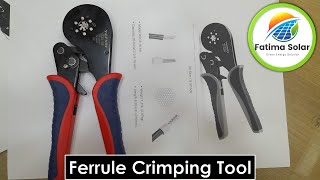 Ferrule Crimping Tool YE 166E  Use of Ferrule Crimping Tool for beginners  Review amp unboxing Urdu [upl. by Nennahs]