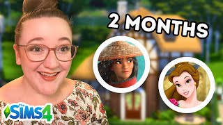 This Disney Princess build challenge is taking over my LIFE in the Sims 4 [upl. by Gustin208]