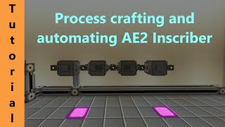 Syns Shorts  Process crafting and automating the AE2 Inscriber  AE2 1122 [upl. by Nylatsirhc]