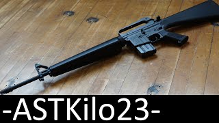 EMG Helios Colt Licensed M16A1 Vietnam Airsoft AEG Review [upl. by Tiffanle]