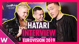 Hatari Iceland Interview  Eurovision 2019 first rehearsal [upl. by Ellegna495]