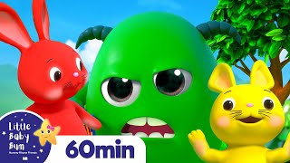 Rainbow Hopping Bunnies Happy Easter More Nursery Rhymes and Kids Songs  Little Baby Bum [upl. by Stoops]