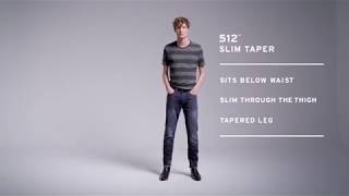 Levis Mens 512 Slim Taper Fit Jean [upl. by Lindgren763]