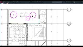 REVISIÓN DE PLANO EN AUTOCAD A ESTUDIANTES CLASE ARQ ELOY [upl. by Arahahs]