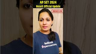 AP SET 2024 Result Update  AP SET Result Latest Update  AP SET 2024 Result  Priti Mam apset [upl. by Emyaj711]