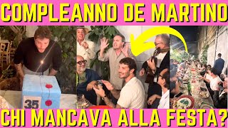 STEFANO DE MARTINO COMMOSSO ALLA SUA FESTA DI COMPLEANNO SCOPRI CHI MANCA E PERCHÉ [upl. by Herald210]