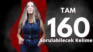 160 SORULABİLECEK KELİME  2024 TYT TÜRKÇE  MEB TARAMA [upl. by Amble593]