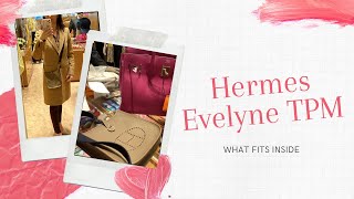 Hermes Evelyne TPM What fits [upl. by Sydalg]