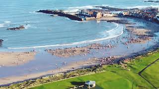 North Berwick loony dook  1st January 2024 [upl. by Bronny]