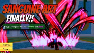 HOW TO GET SANGUINE ART FAST  FULL GUIDE   Blox Fruits [upl. by Ebberta]