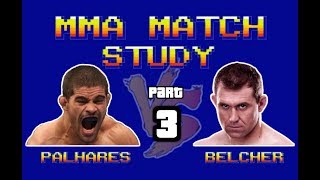 MMA Match Study Alan Belcher vs Rousimar “Toquinho” Palhares  Part 3 [upl. by Aneahs9]