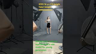 Kris 16 yo 53 height Fabel studio Ambassadress modelartistindorser [upl. by Domela]