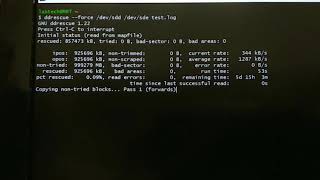 Cloning unstable drive with ddrescue in Cygwin [upl. by Godrich]