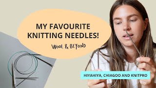 Knitting needle comparison  interchangeable  swivel cord HiyaHiya Chiagoo KnitPro [upl. by Germano606]