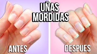 ¿TE MUERDES LAS UÑAS HAZ QUE TUS UÑAS ESTEN LARGAS Y FUERTES ❤️  Tutoriales Belen [upl. by Eleanor]