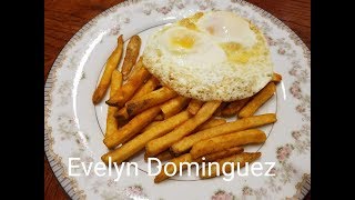 Papas Fritas y Huevos en la Avalon Bay Air Fryer [upl. by Volny]